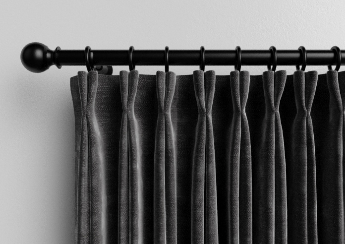 Darwin, Charcoal - Made to Measure Curtains - Image 10